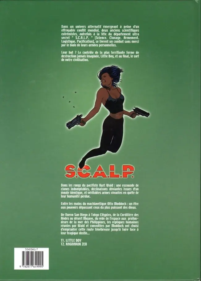 Verso de l'album S.C.A.L.P. Tome 2 Ragnarok zen