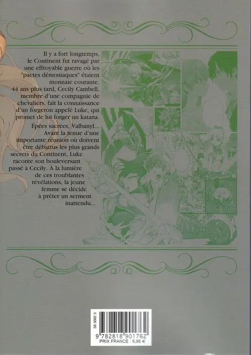 Verso de l'album The Sacred Blacksmith 4