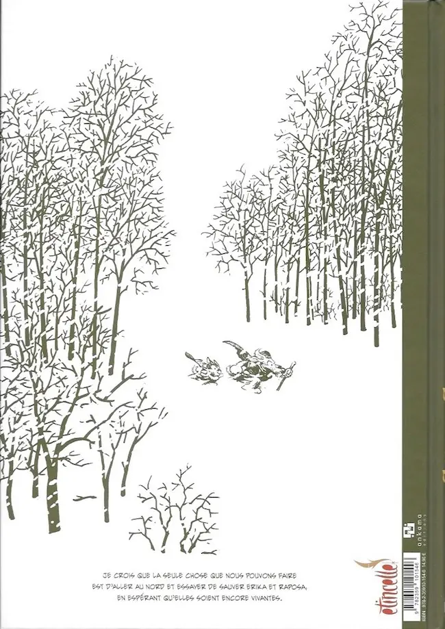 Verso de l'album La saga d'Atlas & Axis Tome 1
