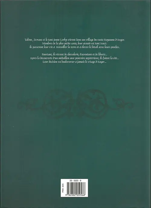 Verso de l'album Angor Intégrale