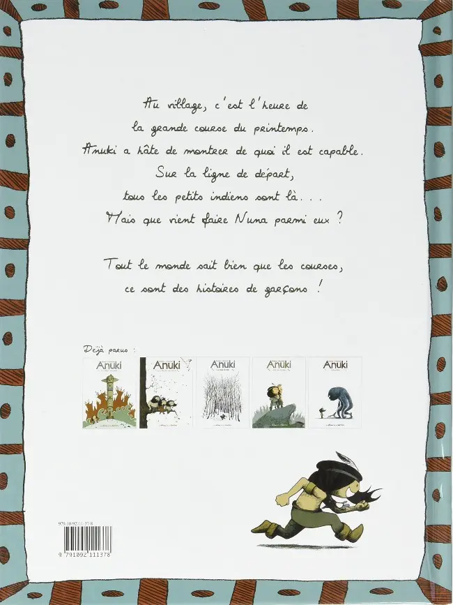 Verso de l'album Anuki Tome 6 La grande course du printemps