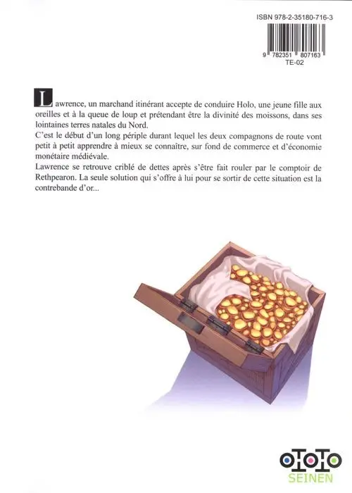 Verso de l'album Spice & Wolf V