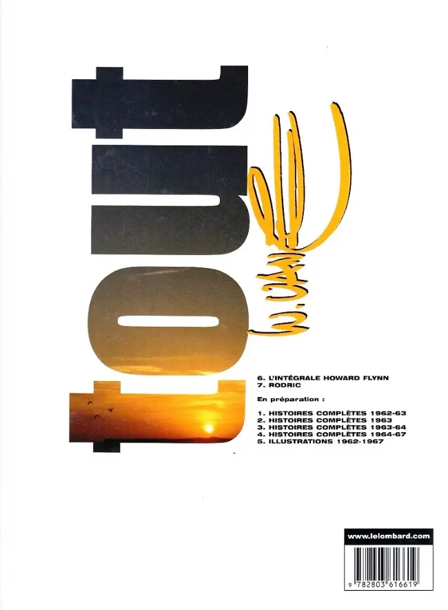 Verso de l'album Tout Vance Tome 6 Howard Flynn