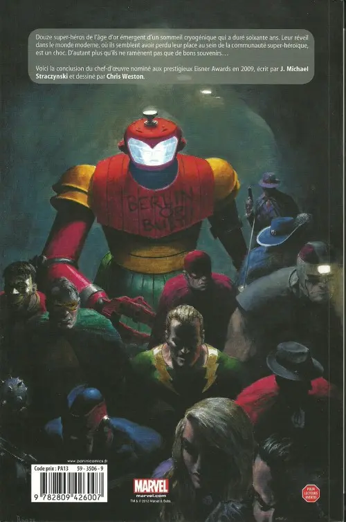Verso de l'album The Twelve Tome 2 Fin d'une époque