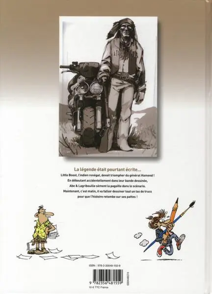 Verso de l'album Une désastreuse aventure de Abe et Lagribouille La Légende de Little Boost