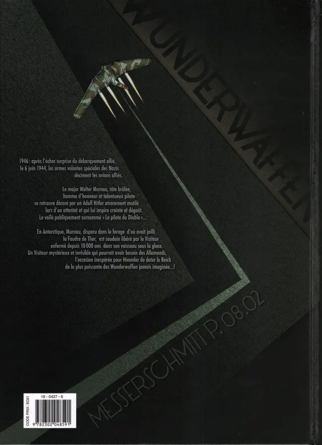 Verso de l'album Wunderwaffen Tome 8 La Foudre de Thor