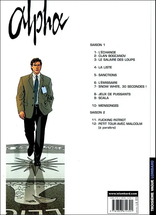 Verso de l'album Alpha Tome 2 Clan Bogdanov