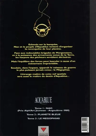 Verso de l'album Aquablue Tome 3 Le Mégophias