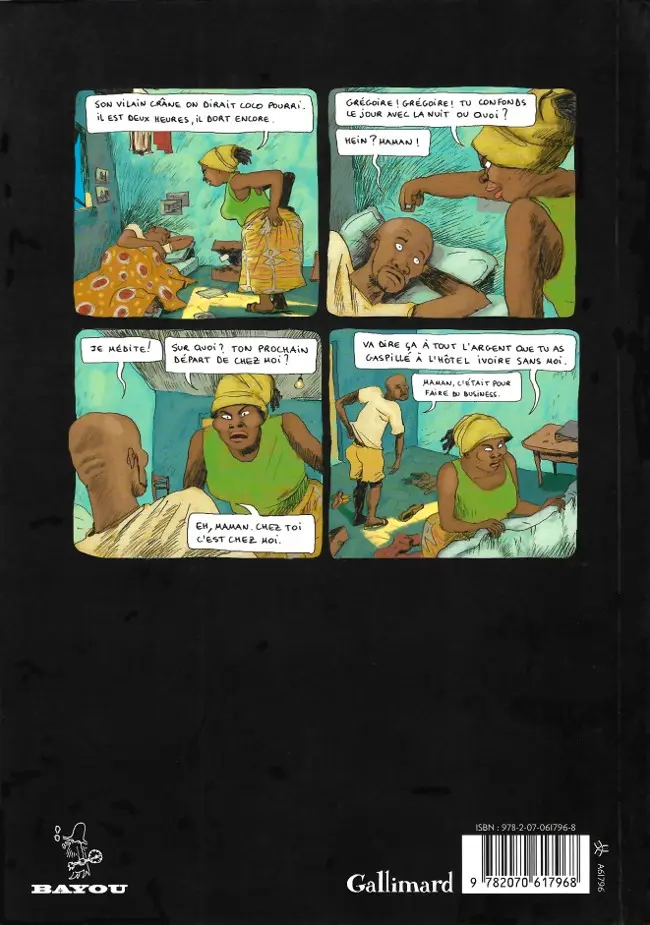 Verso de l'album Aya de Yopougon Tome 3