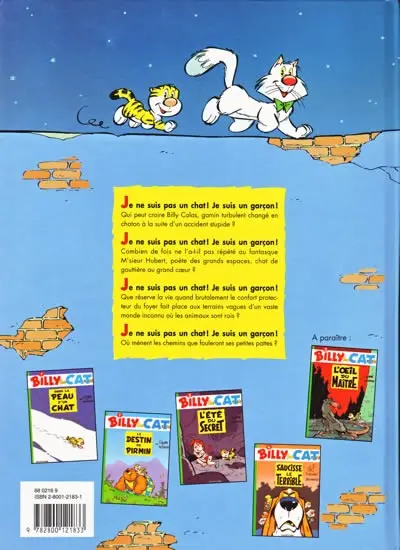 Verso de l'album Billy the Cat Tome 4 Saucisse le Terrible
