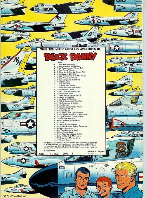Verso de l'album Buck Danny Tome 6 Attaque en Birmanie