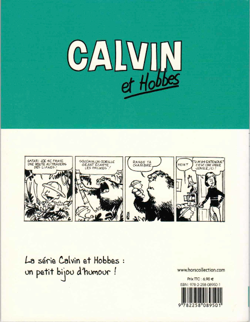 Verso de l'album Calvin et Hobbes Tome 10 Tous aux abris !