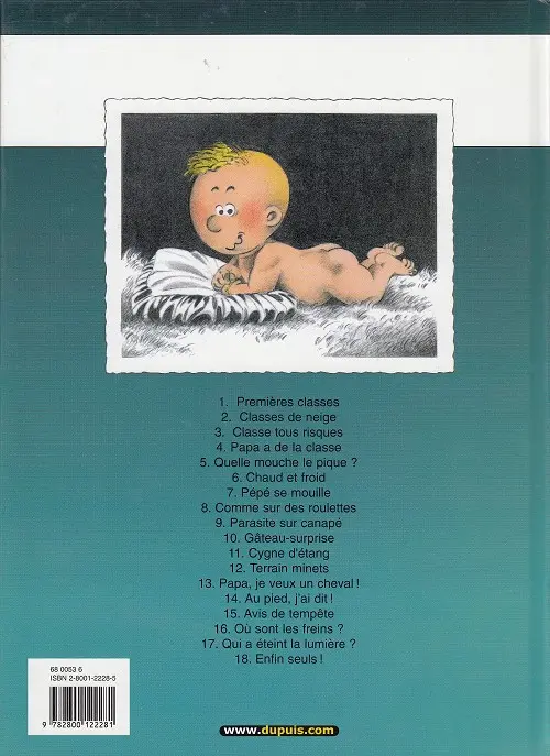 Verso de l'album Cédric Tome 9 Parasite sur canapé