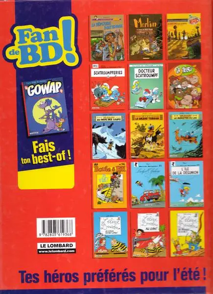 Verso de l'album Le Gowap Tome 4 Vous avez dit Gowap ?