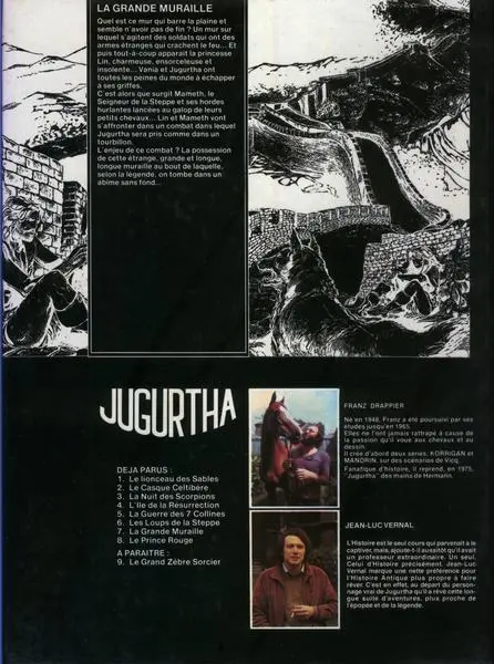 Verso de l'album Jugurtha Tome 7 La grande muraille