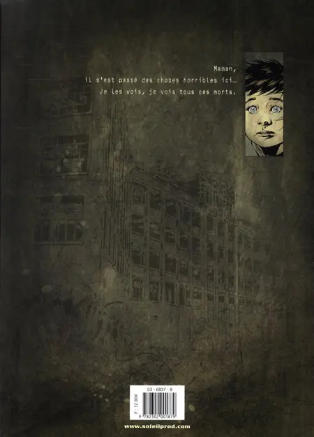 Verso de l'album Pandemonium Tome 1 Sanatorium