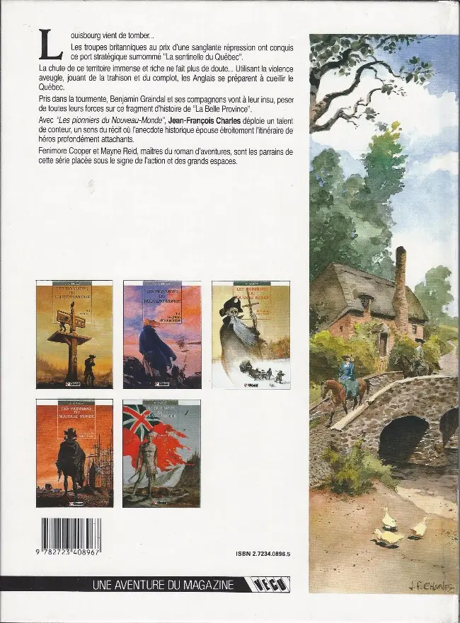 Verso de l'album Les Pionniers du Nouveau Monde Tome 4 La croix de Saint-Louis