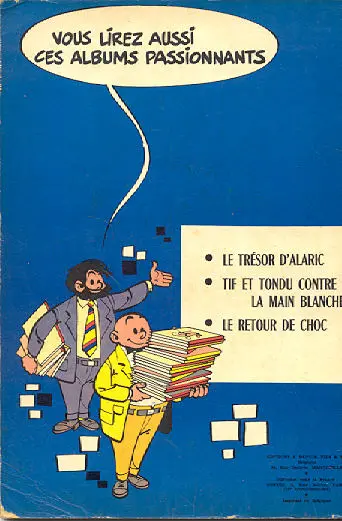 Verso de l'album Tif et Tondu Tome 6 Passez muscade