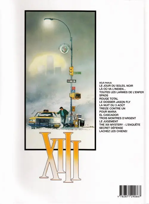 Verso de l'album XIII Tome 9 Pour Maria