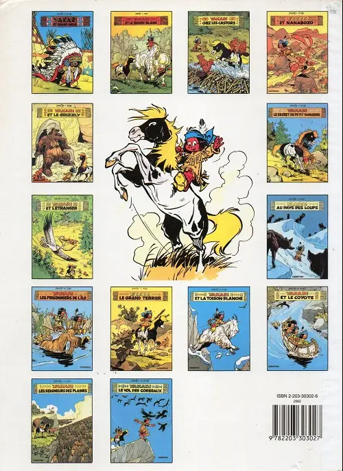 Verso de l'album Yakari Tome 2 Yakari et le bison blanc