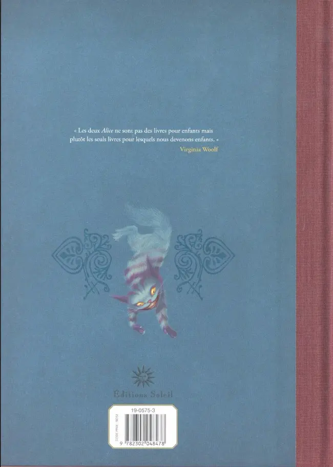 Verso de l'album Alice au pays des merveilles Tome 1