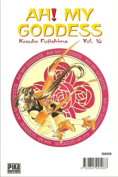 Verso de l'album Ah ! My Goddess Vol. 16