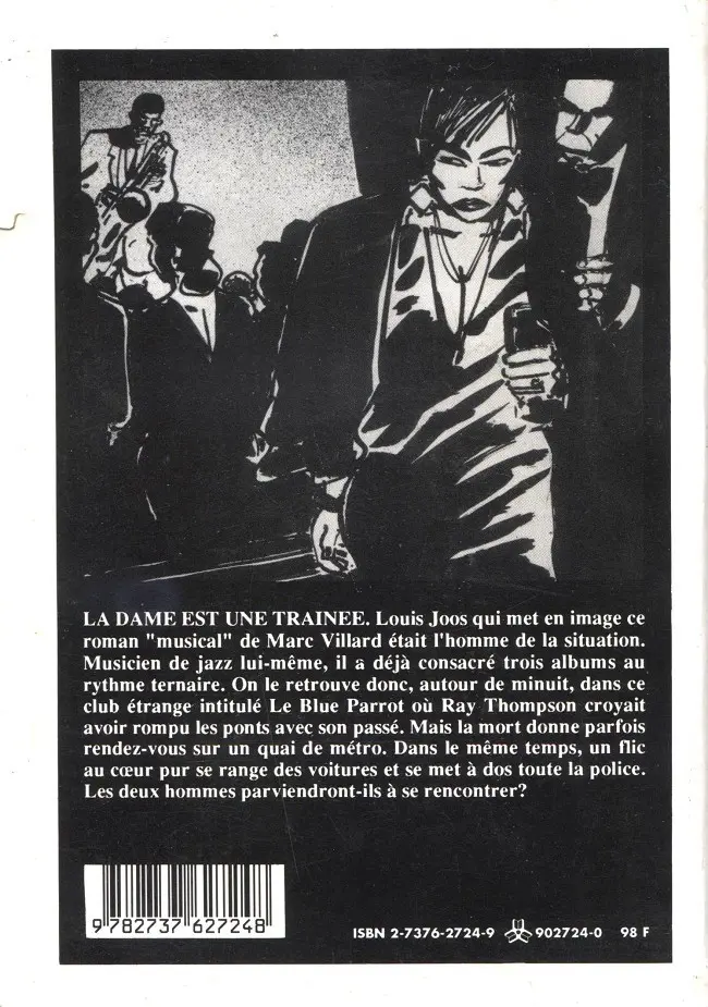 Verso de l'album La dame est une traînée