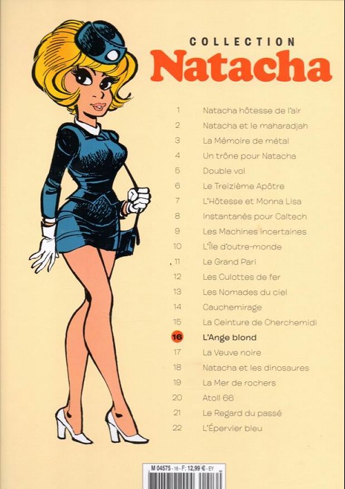 Verso de l'album Natacha - La Collection Tome 16 L'ange blond