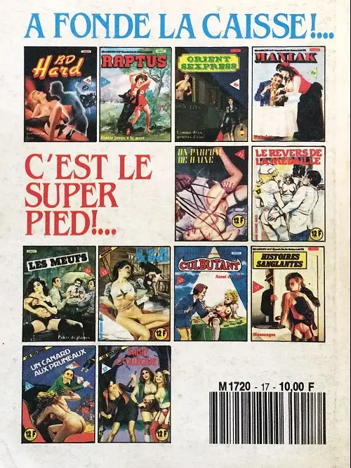 Verso de l'album Les Queutards Tome 17 L'inceste fatal