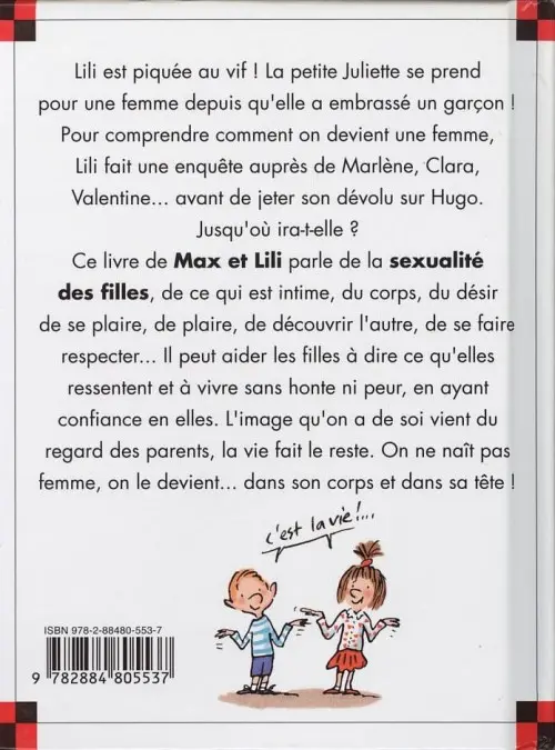 Verso de l'album Ainsi va la vie Tome 91 Lili rêve d'être une femme