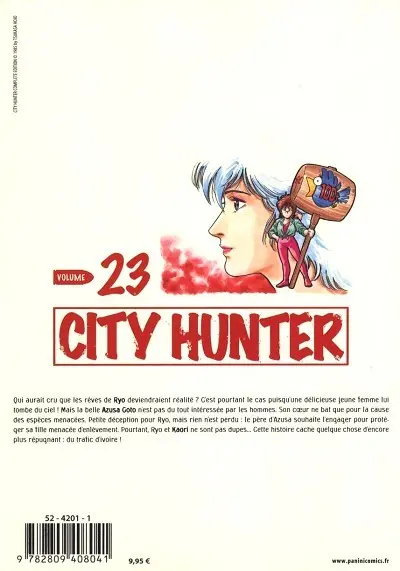 Verso de l'album City Hunter Volume 23