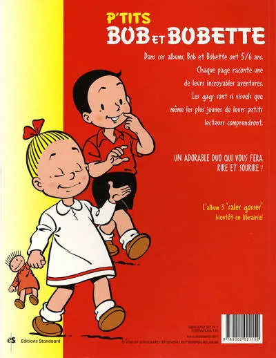 Verso de l'album Bob et Bobette (P'tits) Tome 2 Charmants bambins