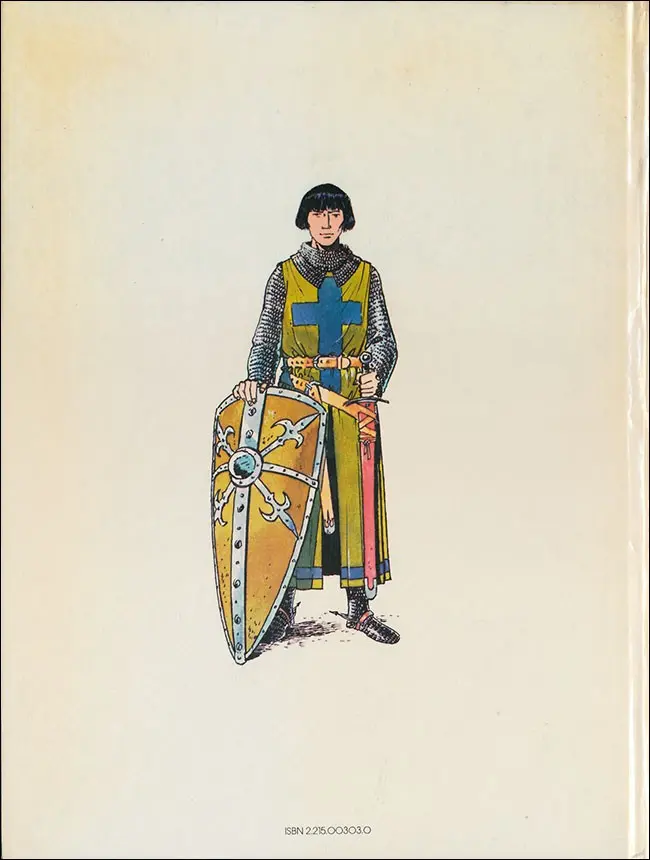 Verso de l'album Bohémond de Saint-Gilles Tome 1 Les chevaliers du désert