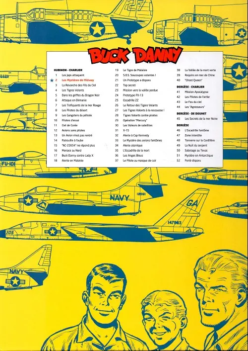 Verso de l'album Buck Danny Tome 2 Les mystères de Midway