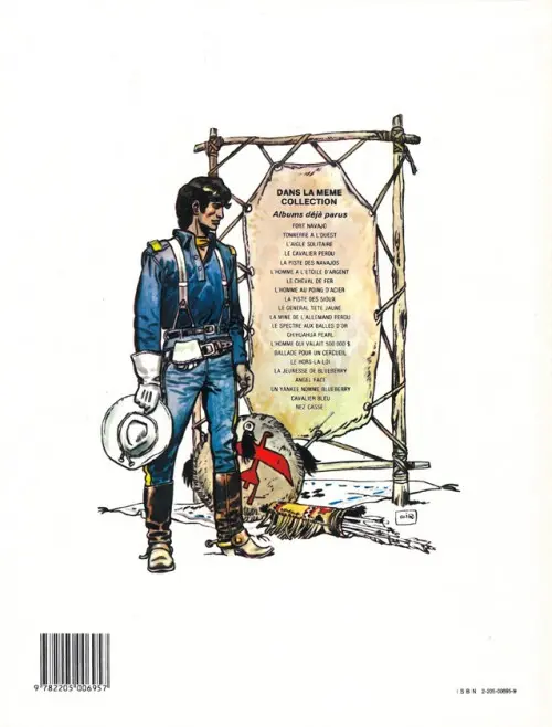 Verso de l'album Blueberry Tome 14 L'homme qui valait 500 000 $