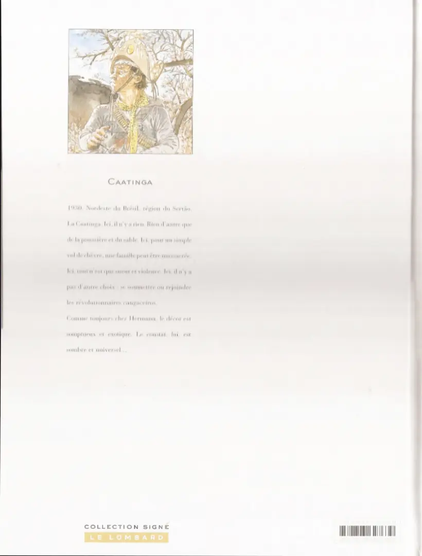 Verso de l'album Caatinga