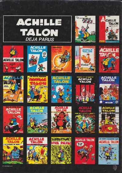 Verso de l'album Achille Talon Tome 22 Le sort s'acharne sur Achille Talon