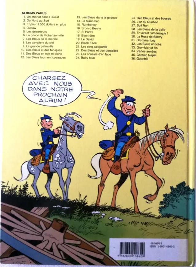 Verso de l'album Les Tuniques Bleues Tome 5 Les déserteurs