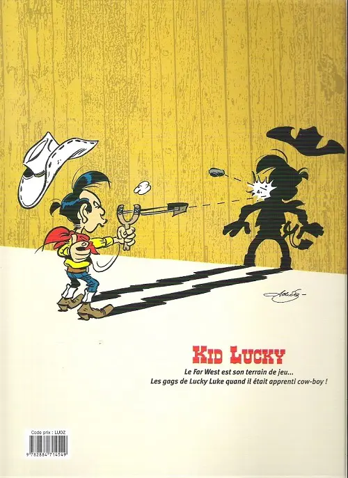 Verso de l'album Kid Lucky Tome 5 Kid ou double
