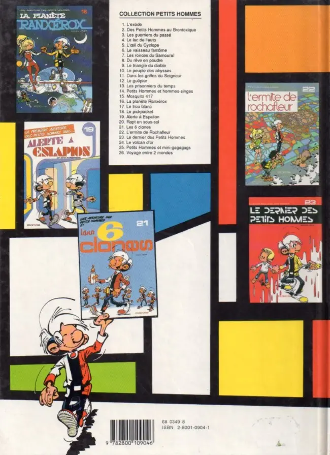 Verso de l'album Les Petits hommes Tome 13 Les prisonniers du temps