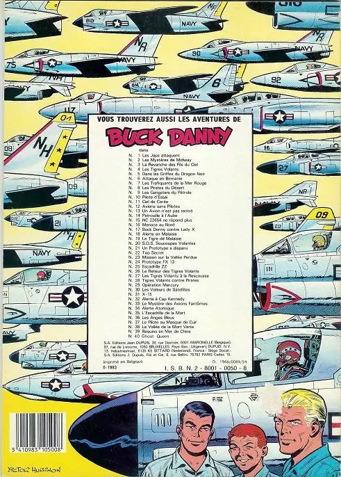 Verso de l'album Buck Danny Tome 13 Un avion n'est pas rentré