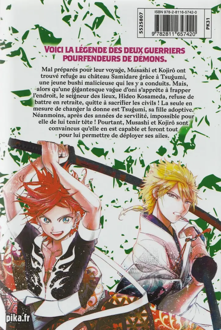 Verso de l'album Orient - Samurai Quest 3