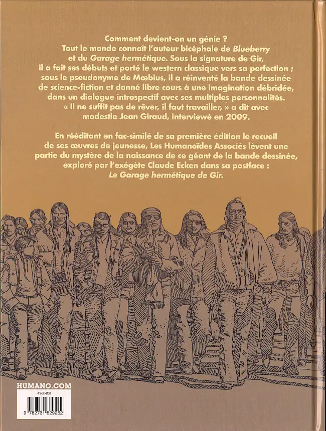Verso de l'album Gir œuvres Tome 1 Le lac des émeraudes