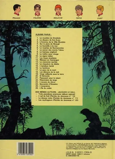 Verso de l'album La Patrouille des Castors Tome 14 Le chaudron du diable