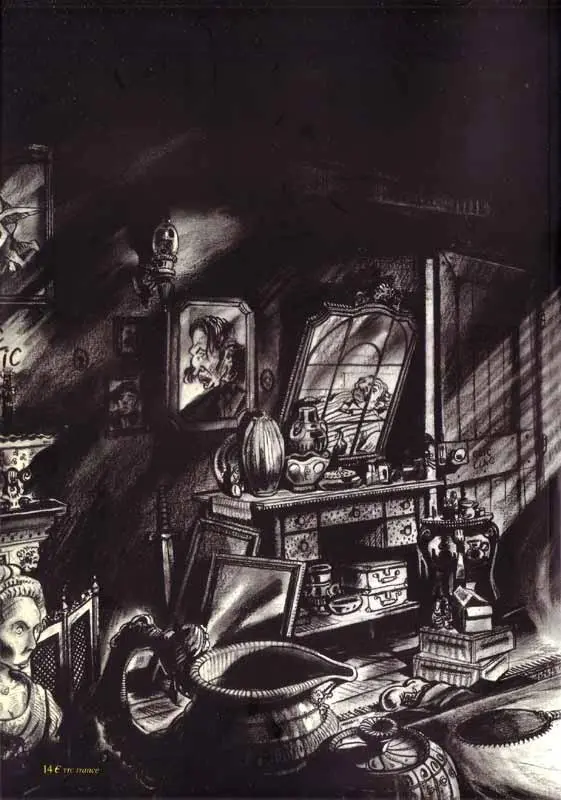 Verso de l'album Les Chambres du cerveau