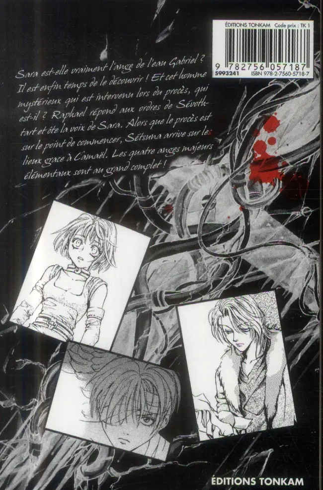 Verso de l'album Angel Sanctuary 15
