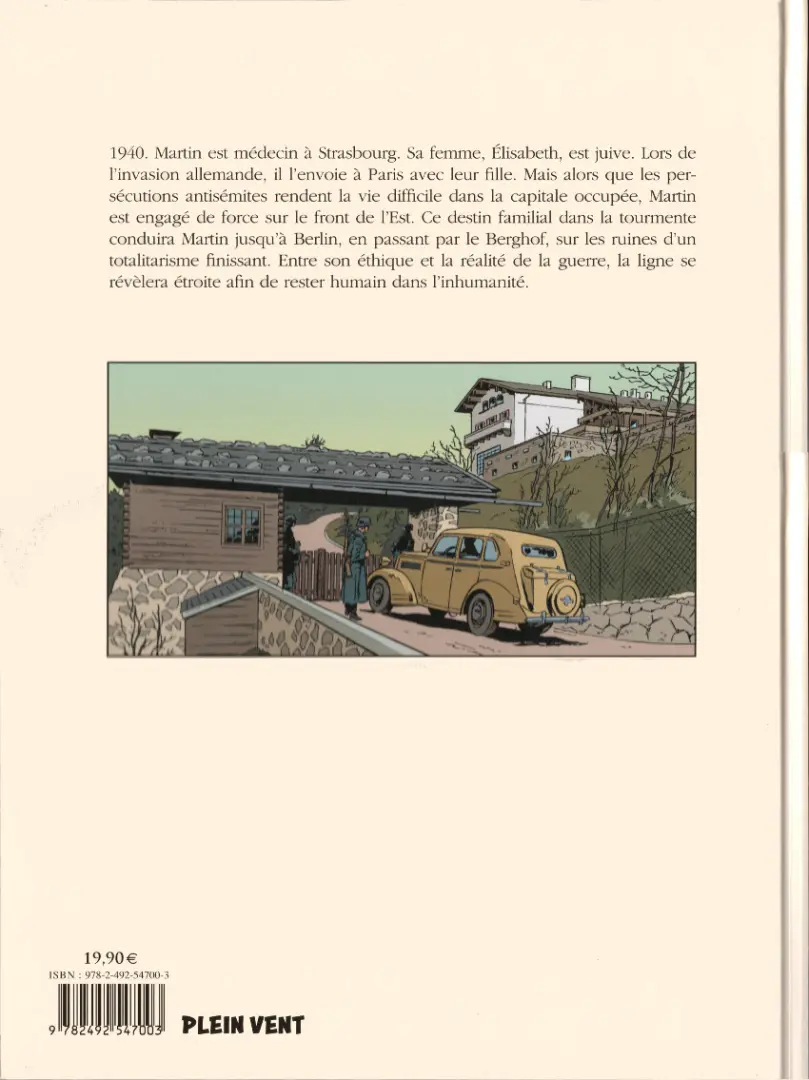 Verso de l'album Herr doktor Un destin sans retour