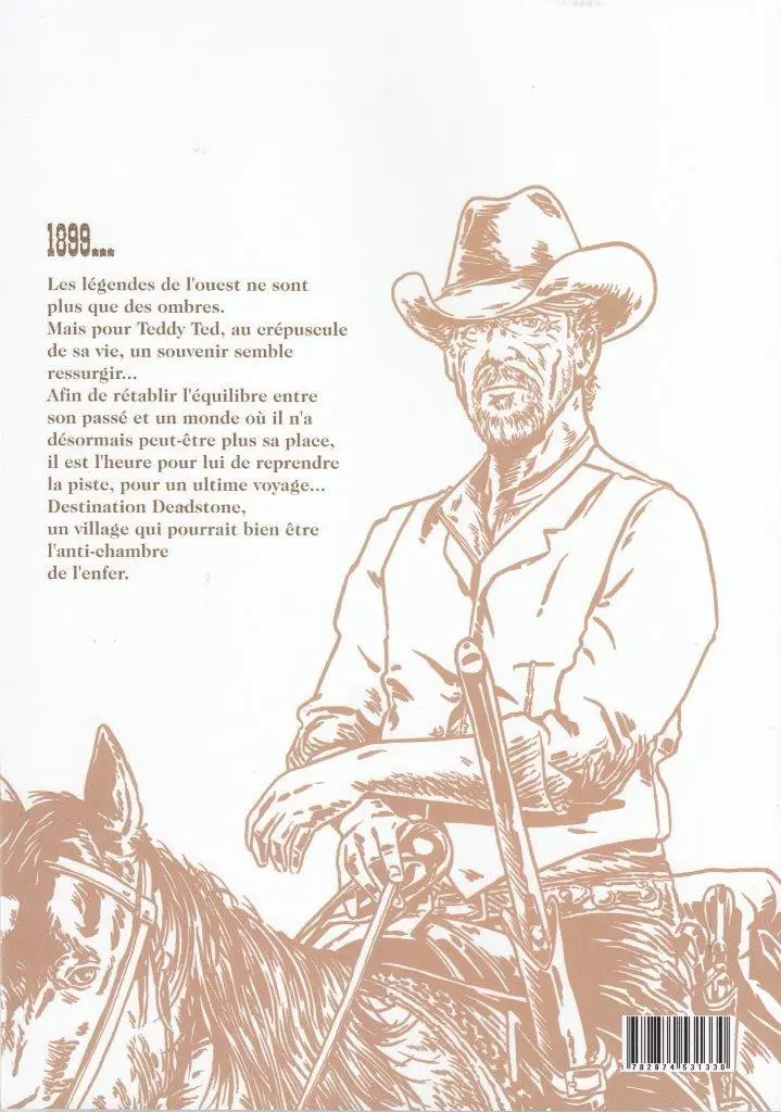 Verso de l'album Teddy Ted Tome 10 1899 Deadstone