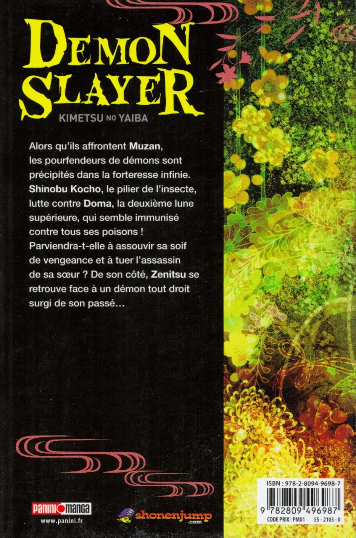 Verso de l'album Demon Slayer - Kimetsu no yaiba 17