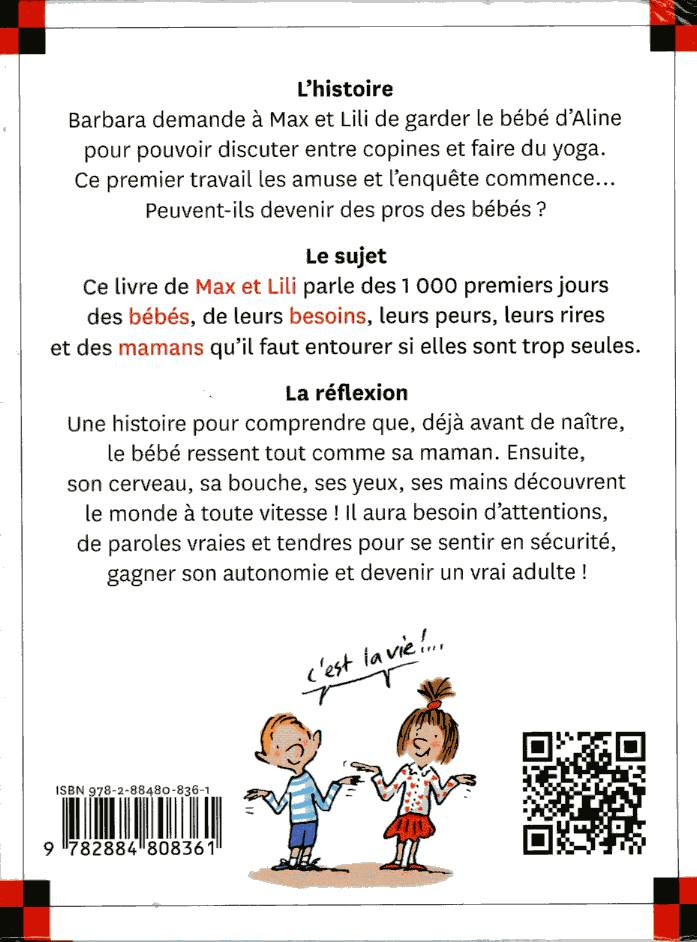 Verso de l'album Ainsi va la vie Tome 128 Max et Lili font les baby-sitters
